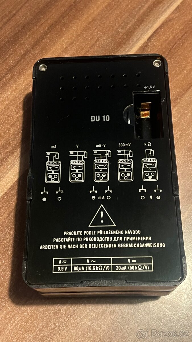 Metra DU10, analogový multimetr - 3