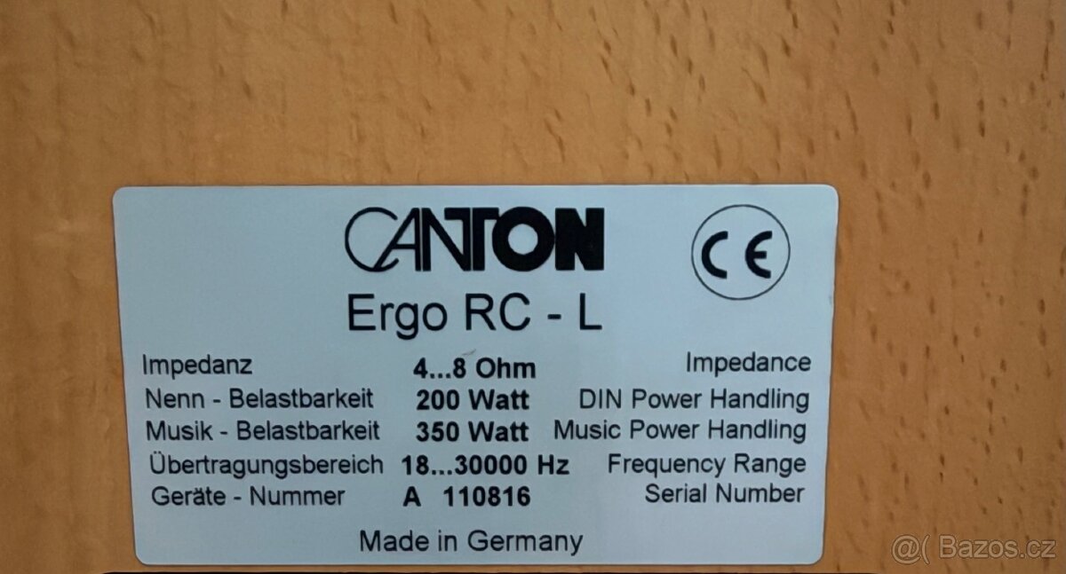 Canton Ergo RC-L - 3