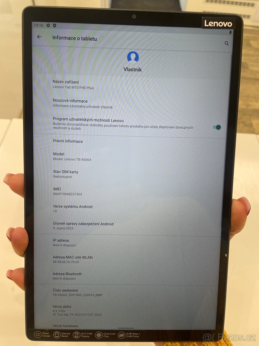 Tablet Lenovo M10 FHD Plus - 3