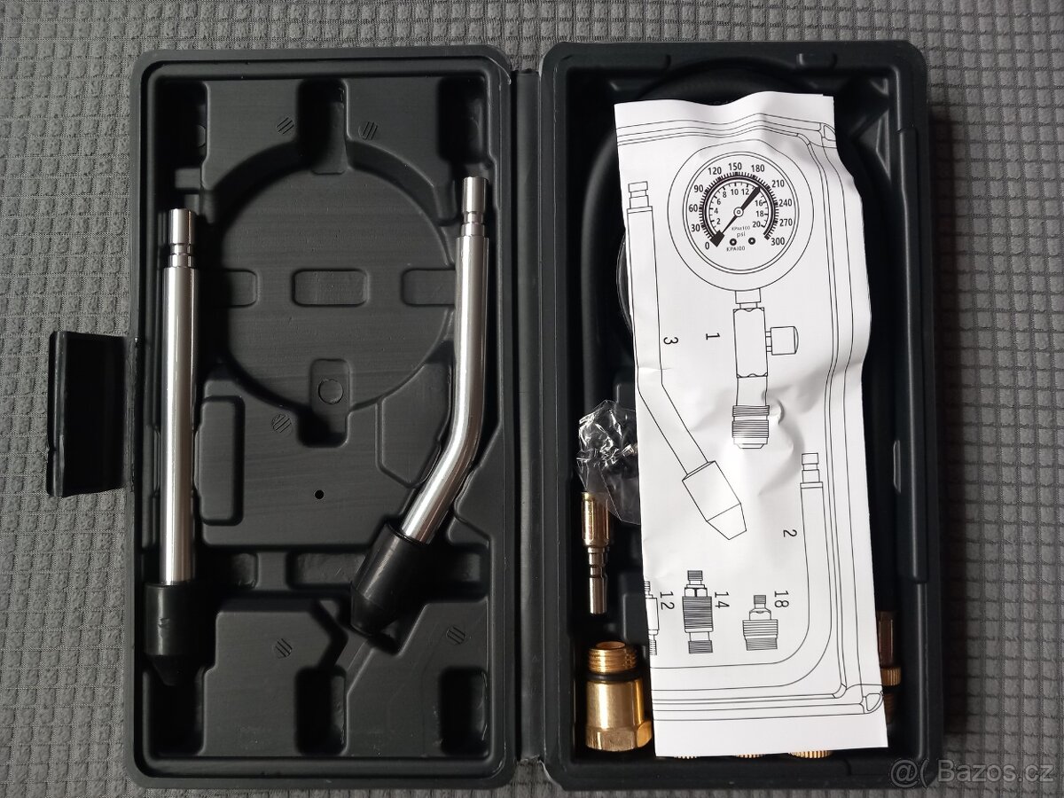 Tester komprese motoru automobilu. - 3