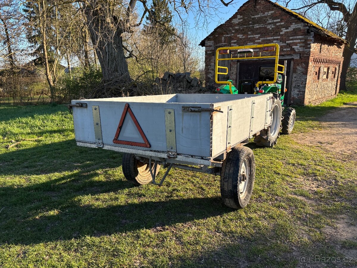 Vlek za traktor, malotraktor 1,5x2m - 3