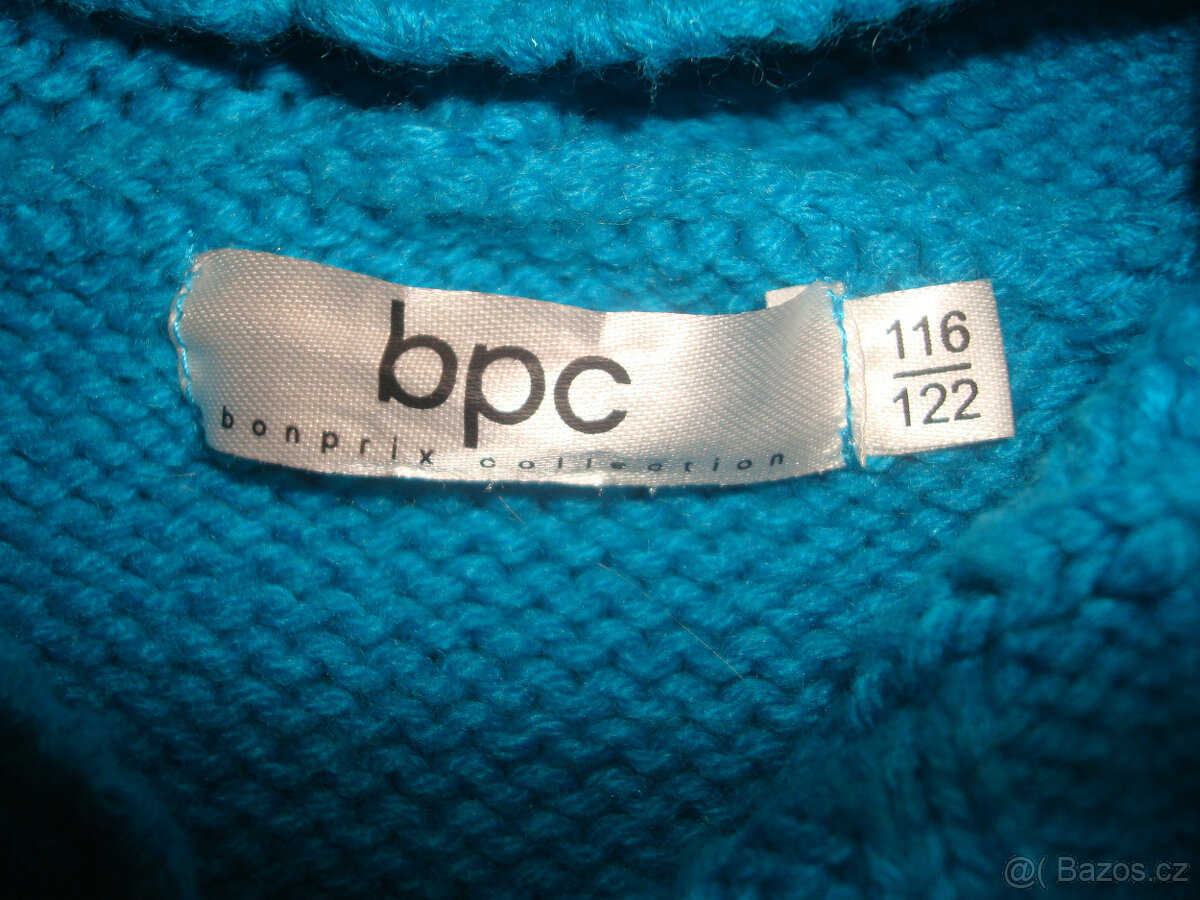 PROPÍNACÍ SVETR/KABÁTEK 116/122 - 3