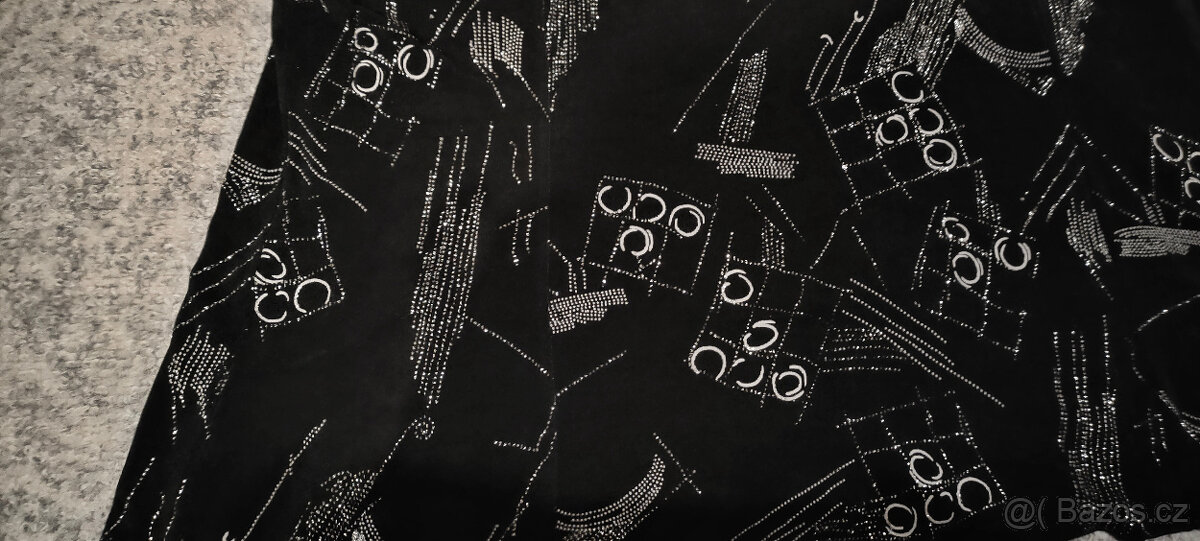 Černá společenská halenka vel. 46 - 3