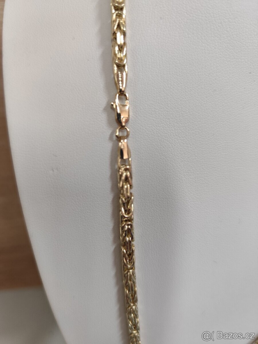 Královská vazba zlatá řetízek - 3