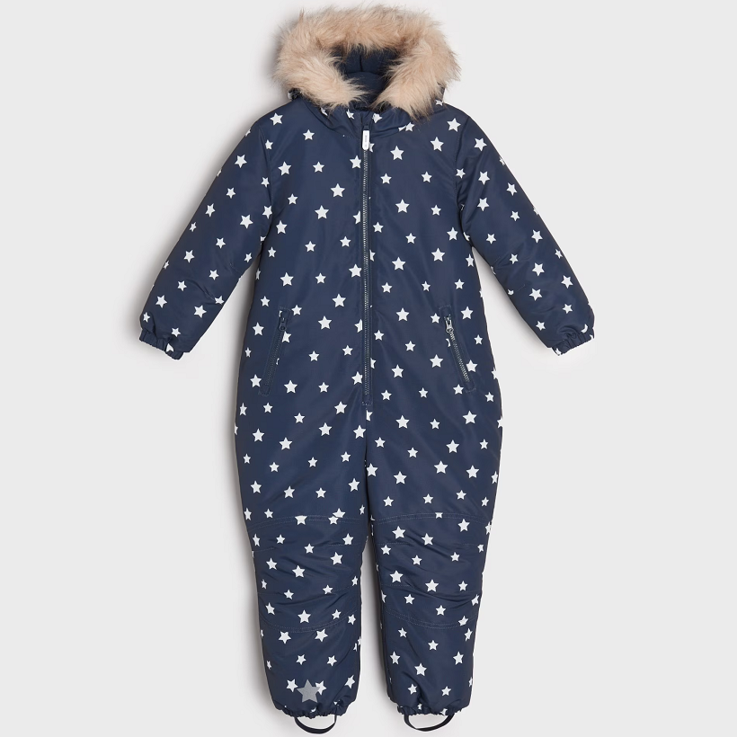 ☘️ Dětská HVĚZDIČKOVÁ KOMBINÉZA zimní overal vel. 116 ☘️ - 3
