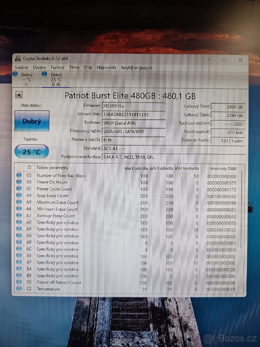 SSD Patriot Burst Elite 480GB - 3