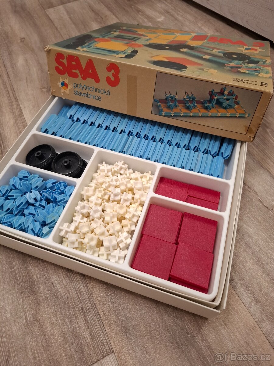 Retro stavebnice SEVA - 3