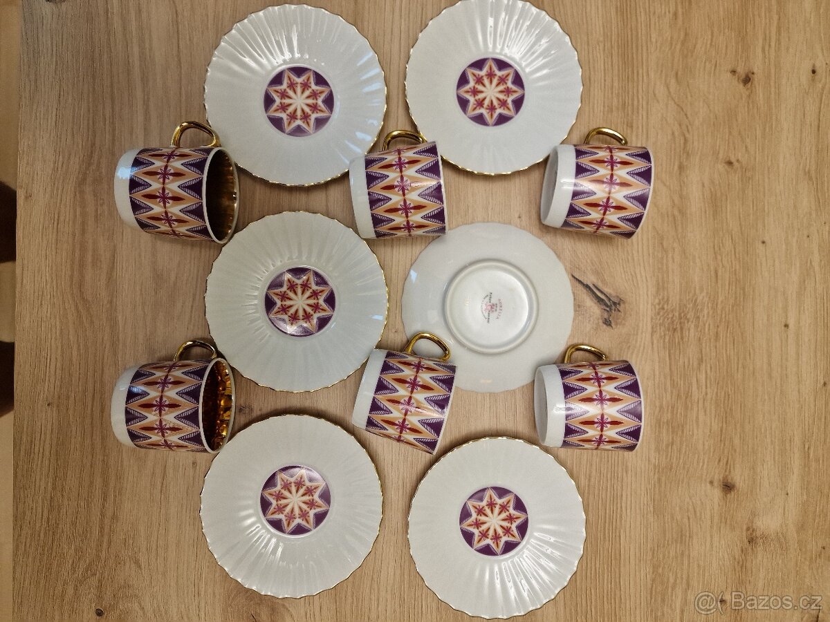 Exkluzivní RETRO Mokka/Kávová souprava "Aurelia" – Jarosla - 3