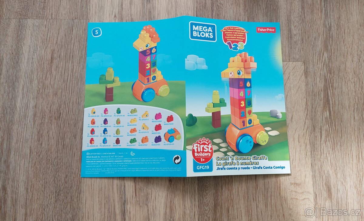 Mega bloks kostky Fisher-price, 2 sady - 3