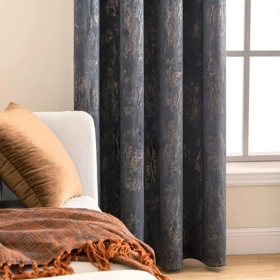 Nádherne zatemňující závěsy dva kusy - 3