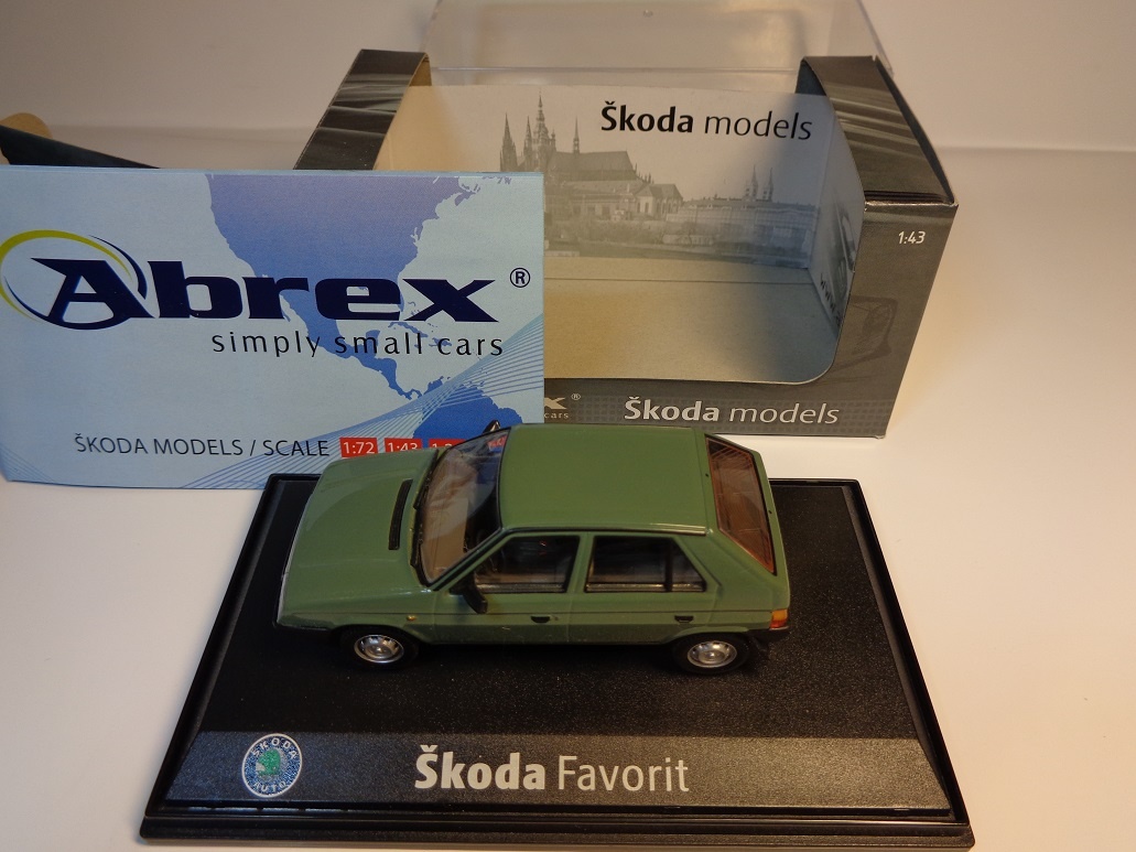 Abrex model 1/43 Favorit ´87 komplet, I. edice - 3