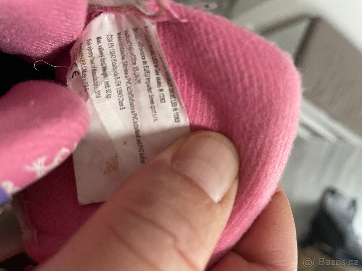 Dětské kolečkové brusle bílé - 3