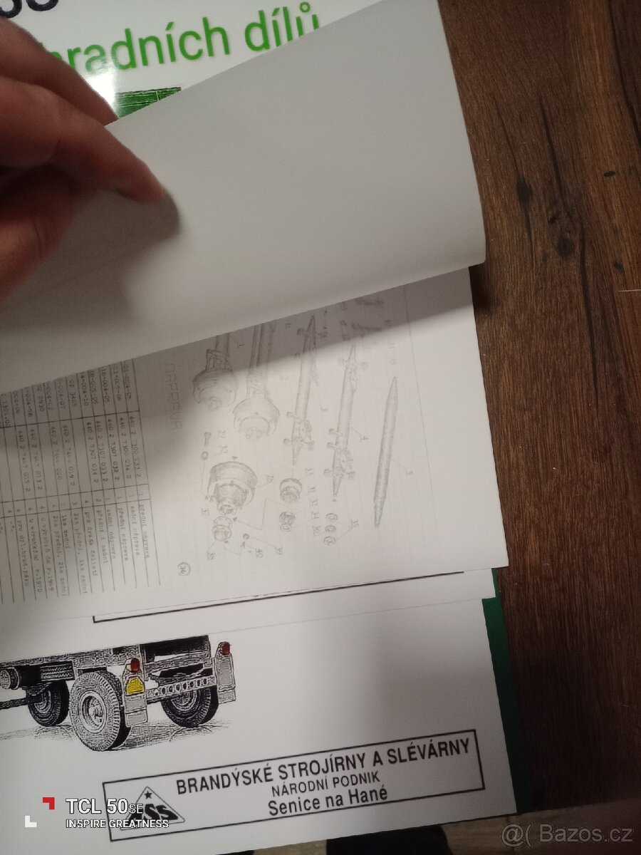 Katalog náhradních dílů přívěs BSS typ P53S. - 3