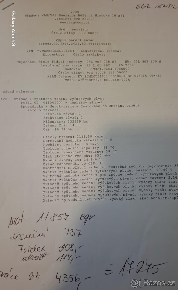 rodám VW PASSAT B7 2.0 TDI 103 KW Common - Rail - 3