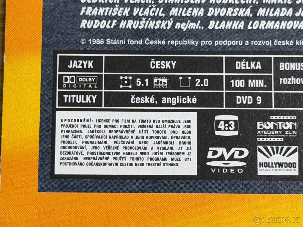 NOVÉ DVD Vesničko má středisková, ČSFD 88 % - 3