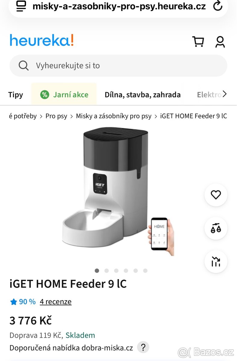 Dávkovač granulí IGET - 3