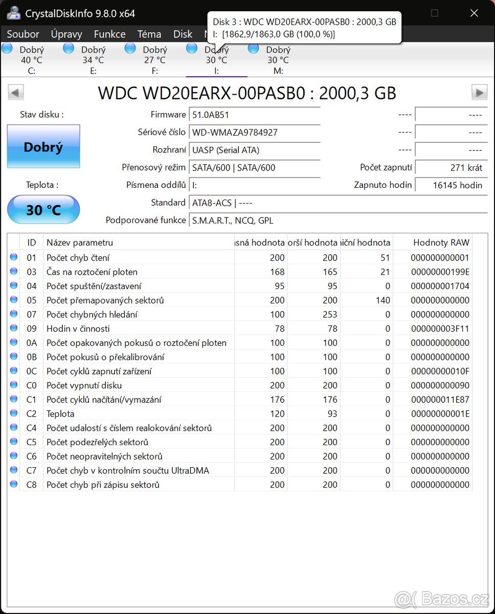 HDD 2TB WD (Western Digital WD20EARX) - 3