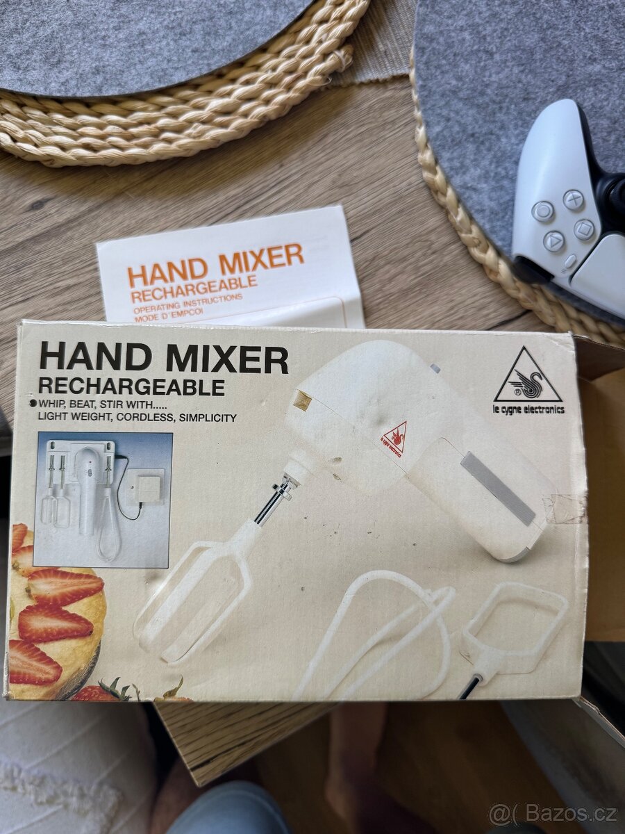 Retro Ruční Šlehač Mixér Nepoužitý - 3