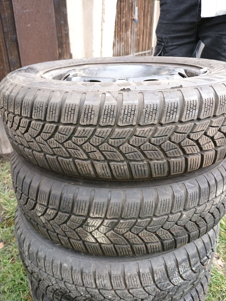 Málo jetá sada fabia 165 70 14 zima 5J 5x100 14 - 3