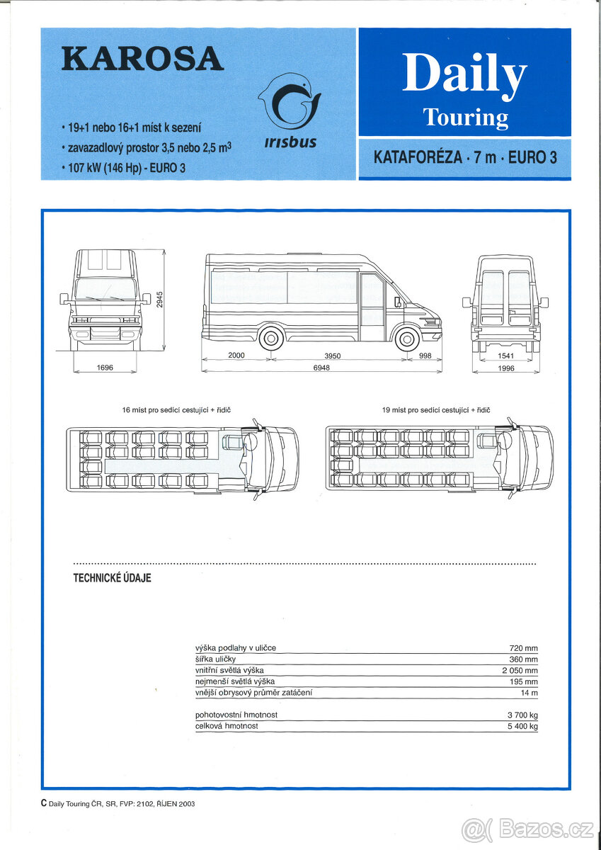 Prospekty - Autobusy Karosa 5 - 3