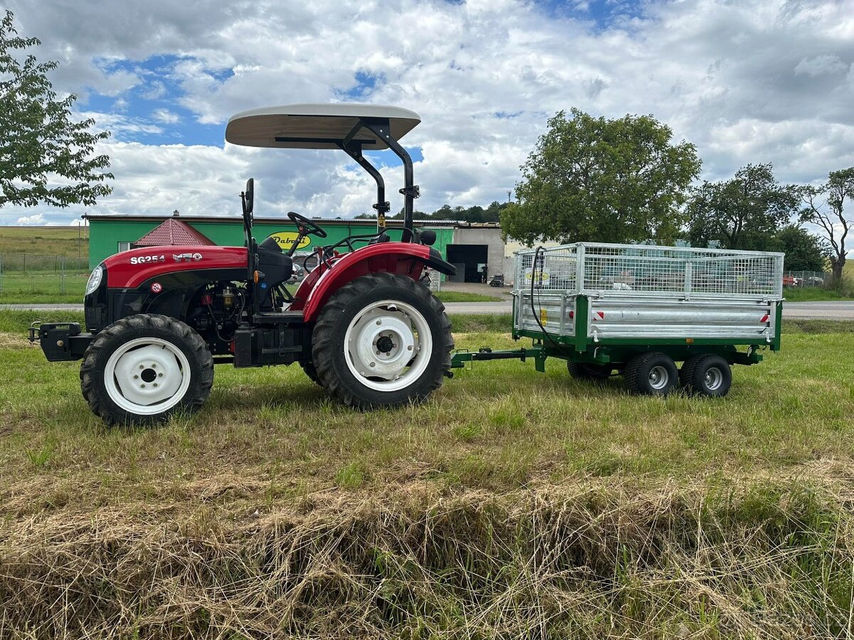 Traktorový třístranný návěs TTT 1500 SPZ - vlek (AKCE) - 3