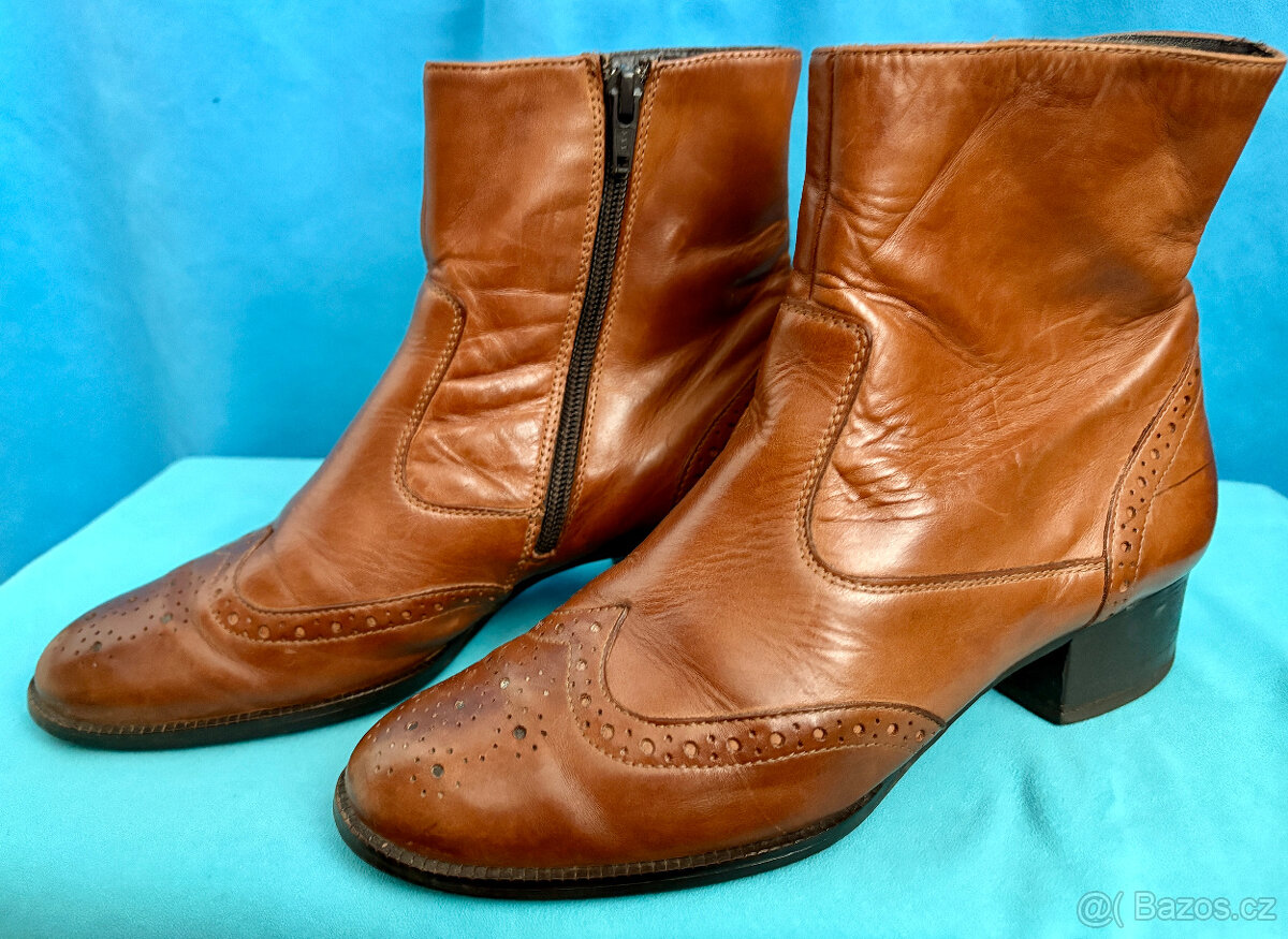 Elegantní a kvalitní kožená obuv, zn. Paul Green, vel. 37,5 - 3