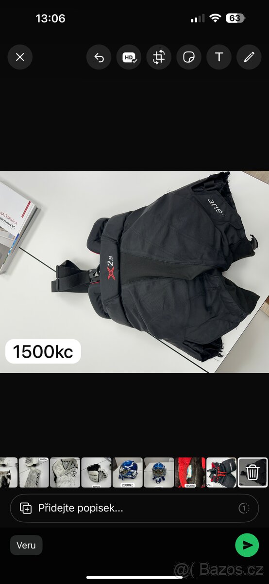 Hokejová Brankářská výstroj - 3