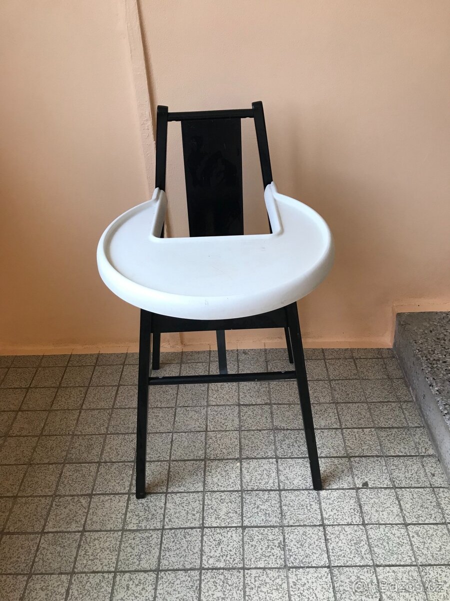 Jídelní židlička IKEA Blames černá - 3