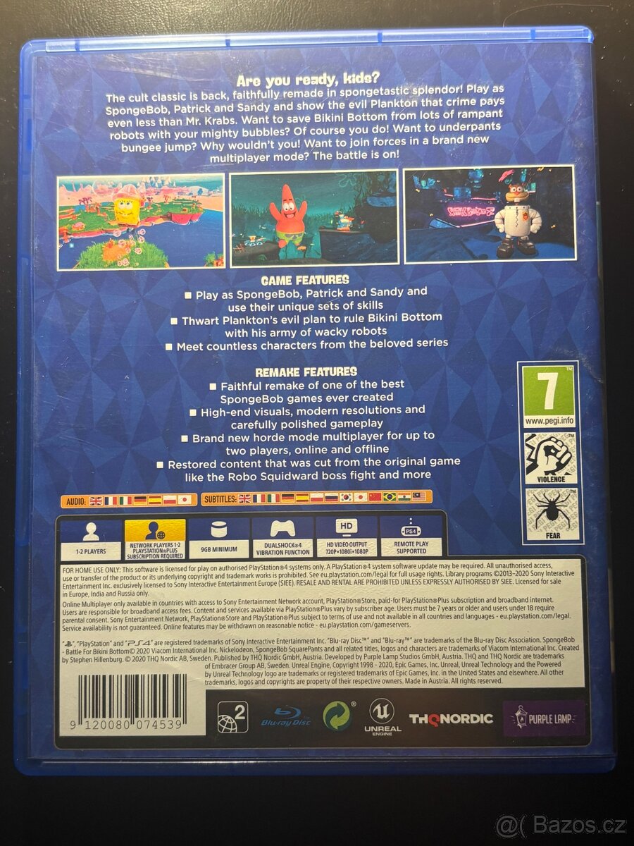 Spongebob battle of bikiny bottom PS4 - 3