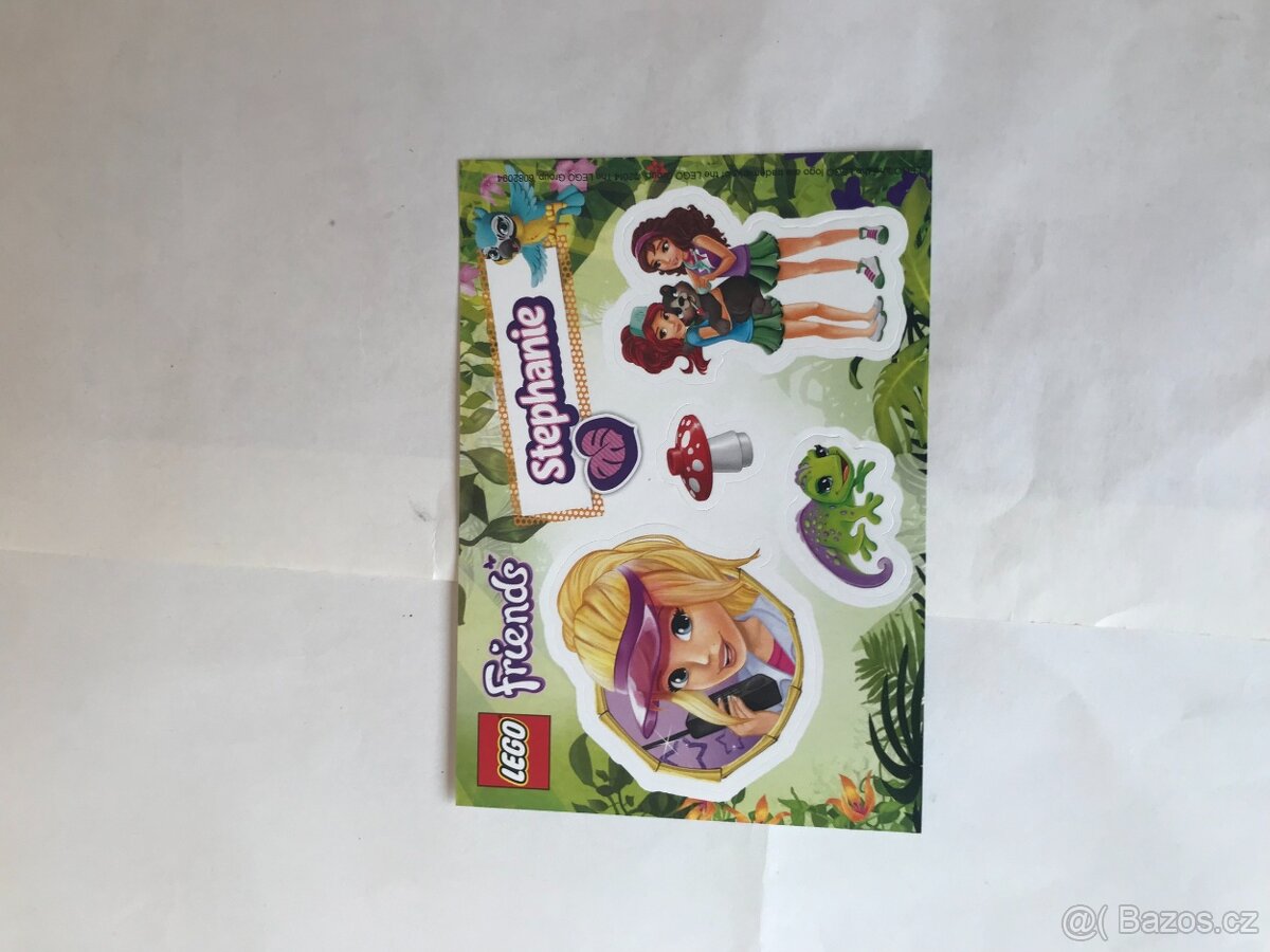 Lego samolepka Friends Stephanie Nová Nepoškozená, - 3