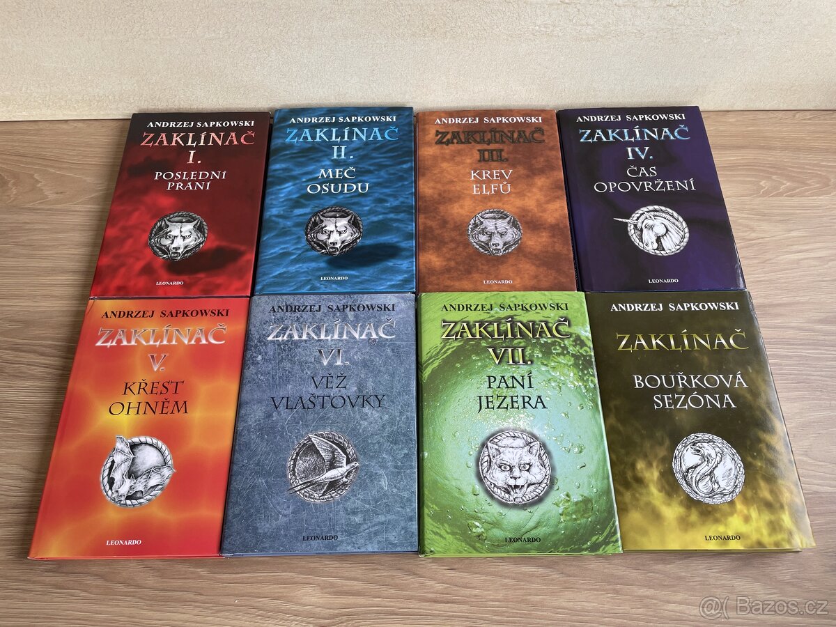 Zaklínač - 8 knih - pevná vazba s přebaly - 3