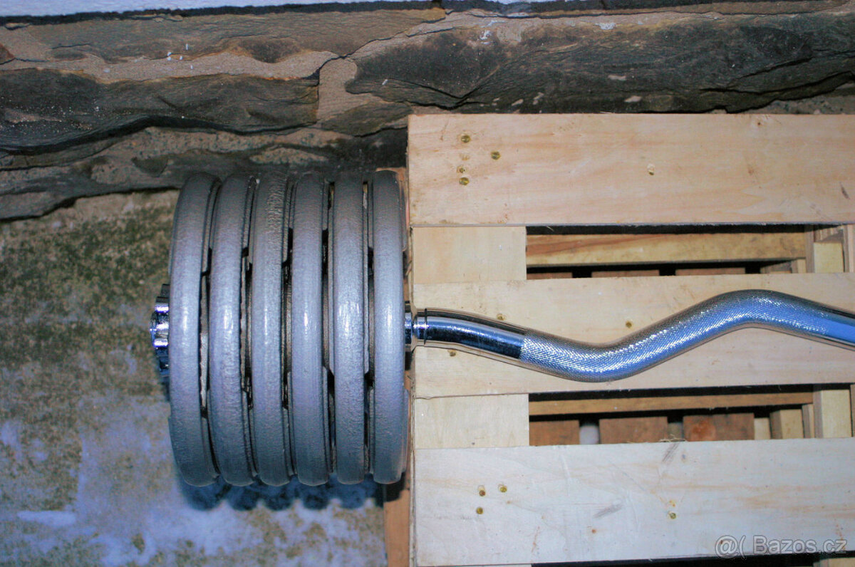 EZ činka 67,5kg (s úchopy) - 3