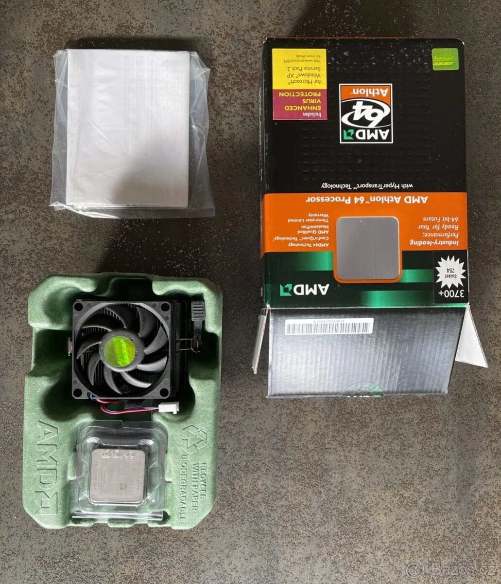 AMD Athlon 3700+ Clawhammer, socket 754 - 3