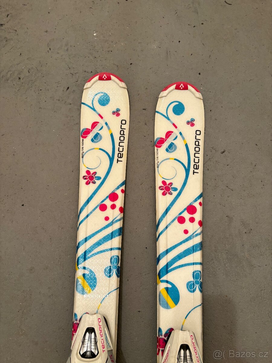 Dětské lyže 120 + boty Nordica vel. 24-24,5 + přilba Salomon - 3