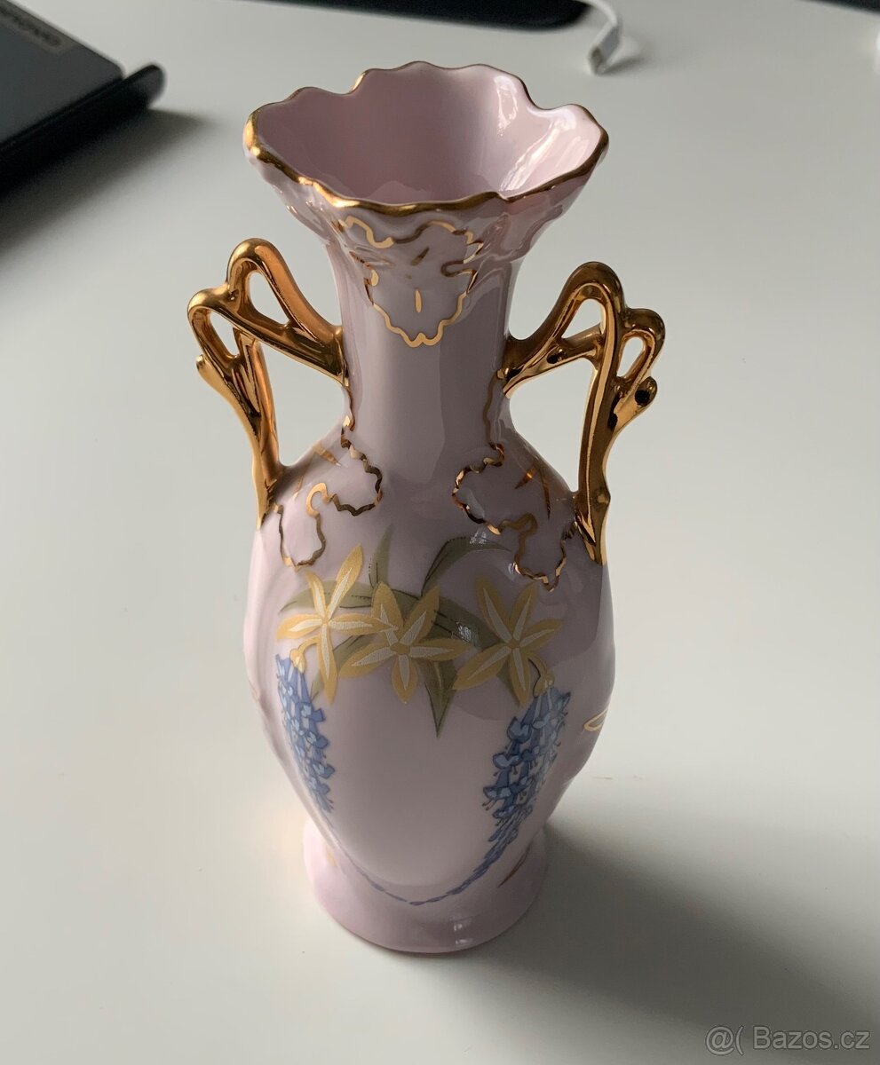 Vázička Růžový porcelán - 3