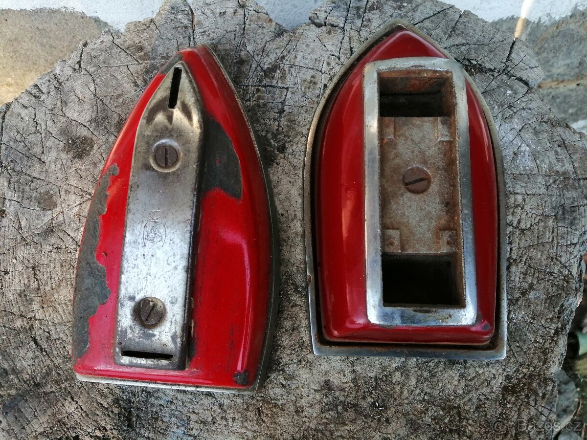 Starožitné žehličky bez rukojetí - 3