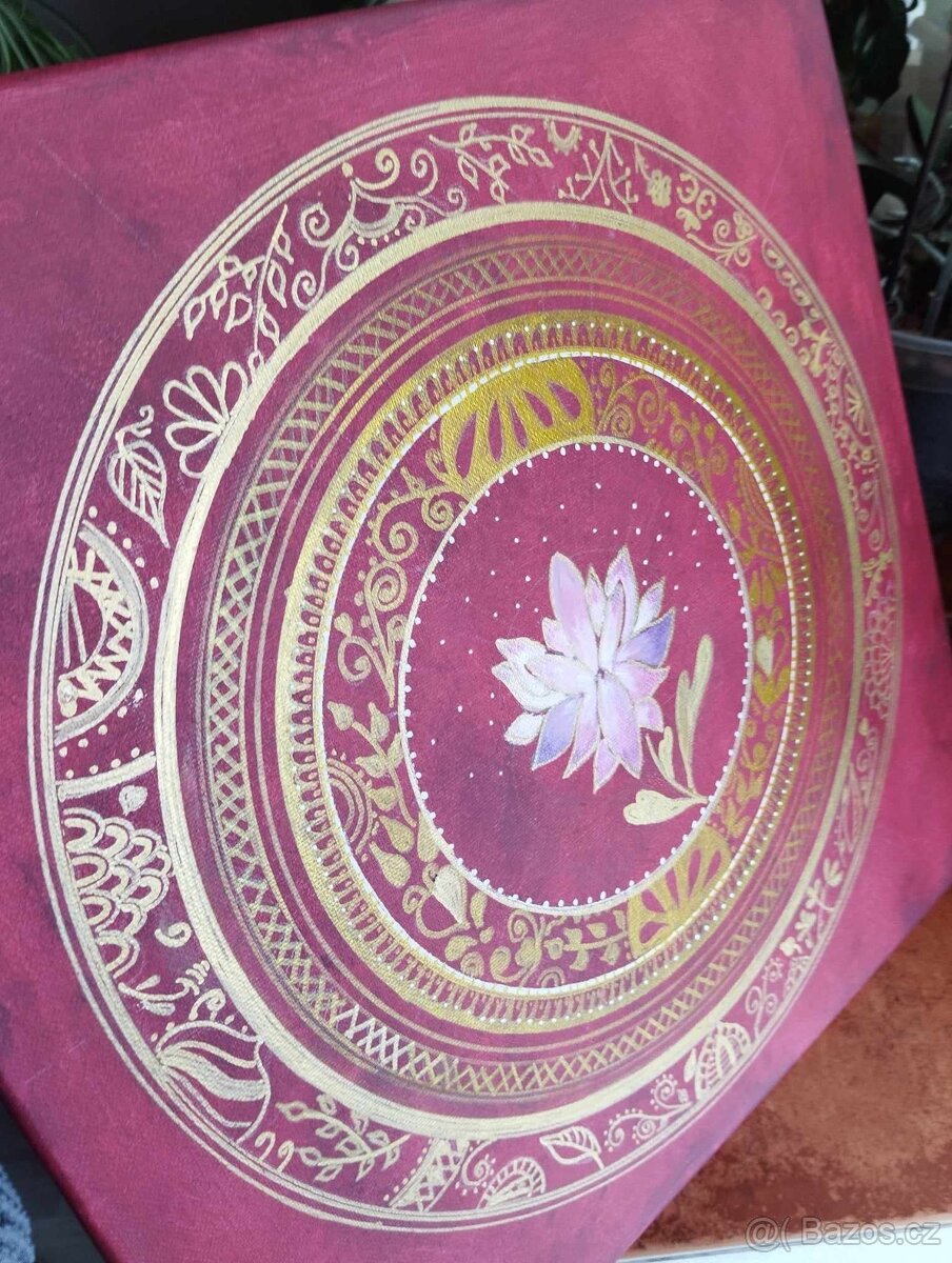 Mandala lotosový květ / na objednávku - 3