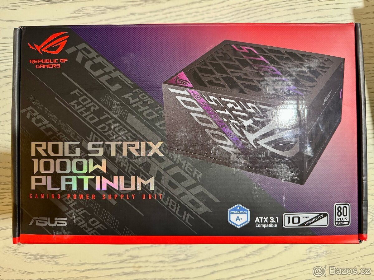 ASUS ROG STRIX 1000W PLATINUM záruka 1/2035 - 3