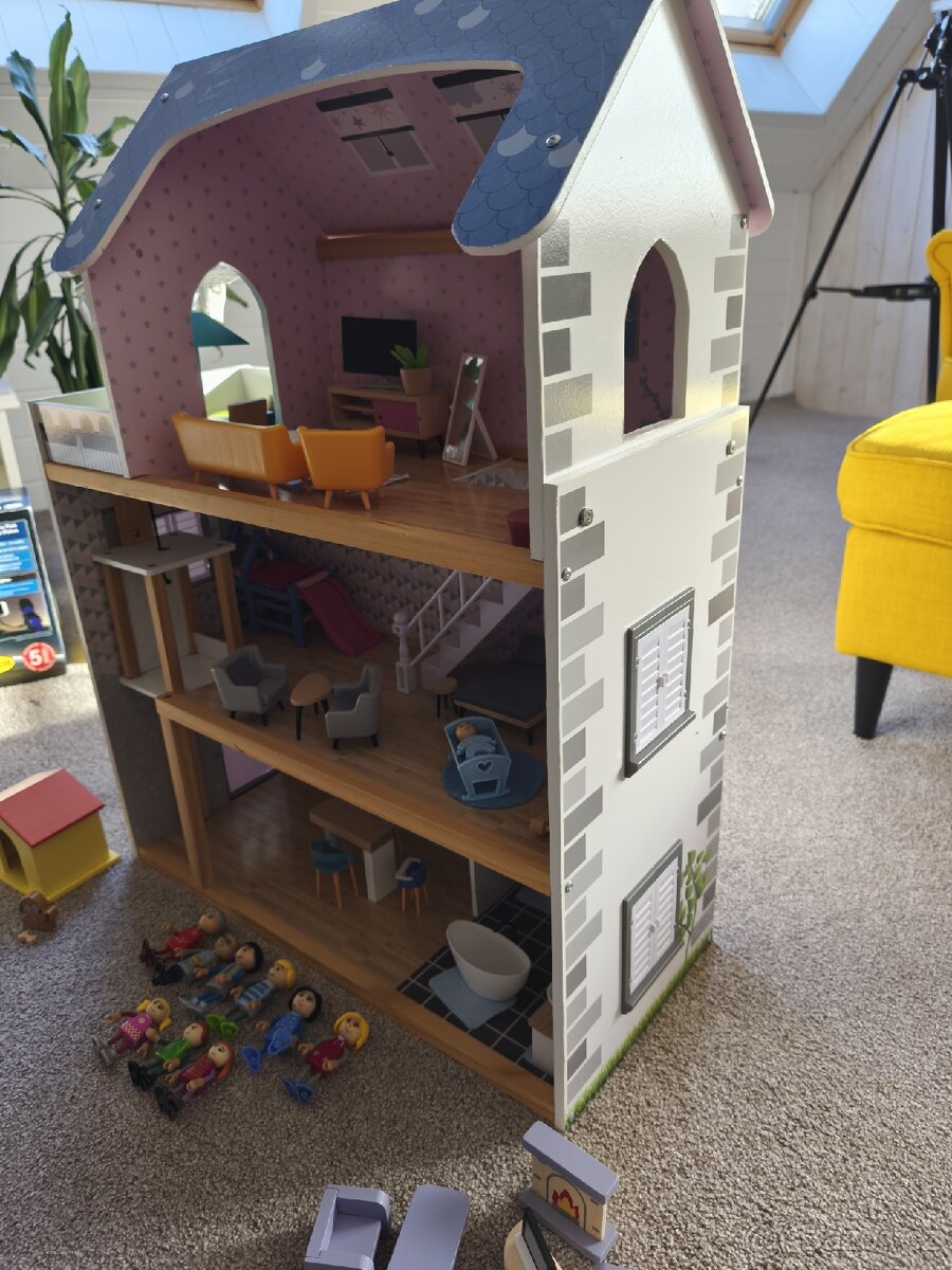 Dětský dřevěný domeček pro panenky - 3