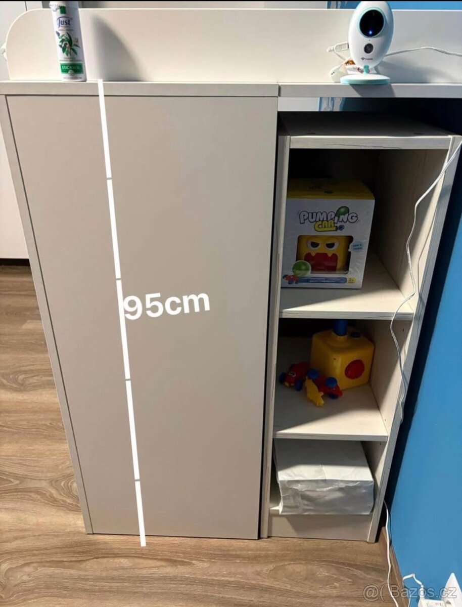 Skříňka + přebalovací pult - 3