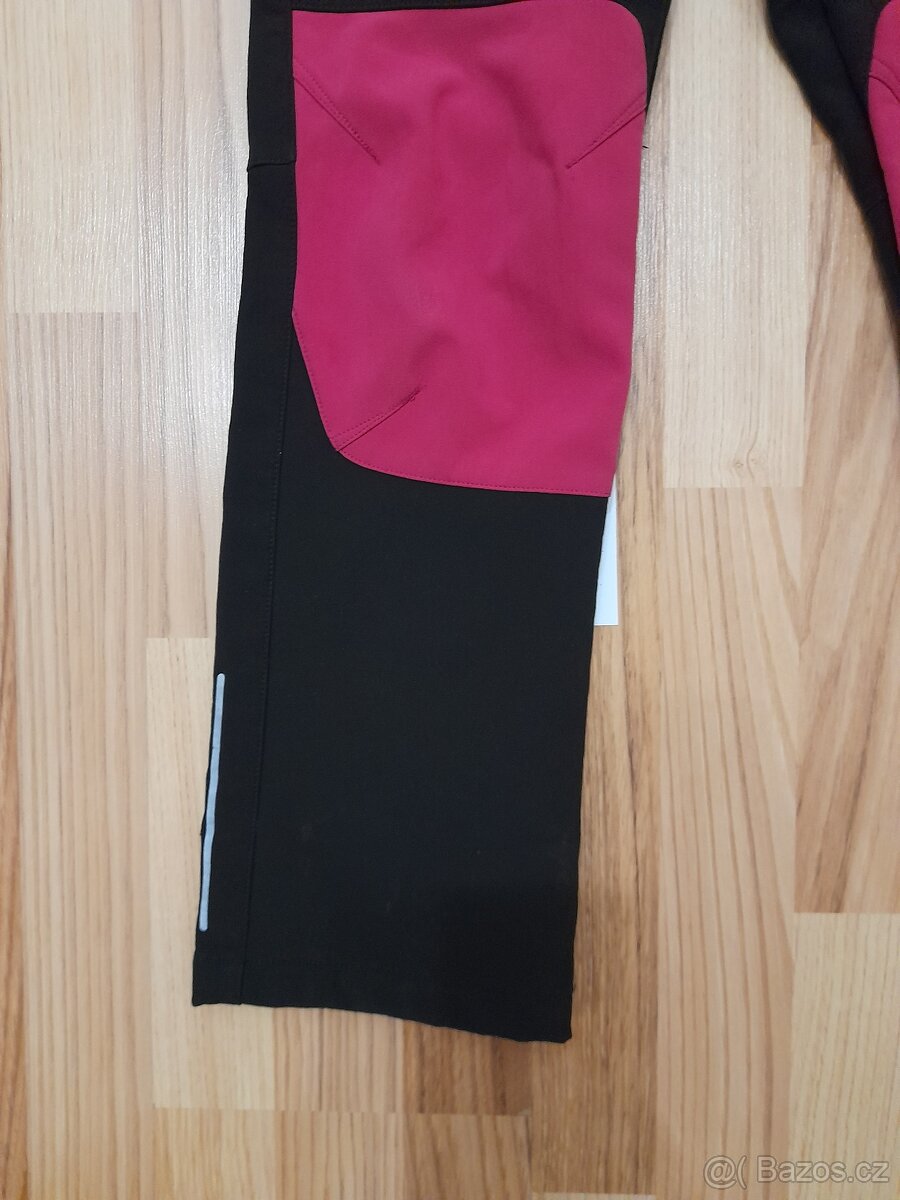 Softshellové kalhoty s fleecem, zateplené vel. 140/146 - 3