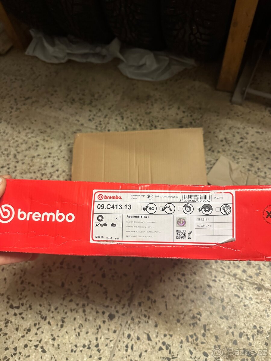 Prodám nové přední kotouče BREMBO - BMW X5/X6 - 3