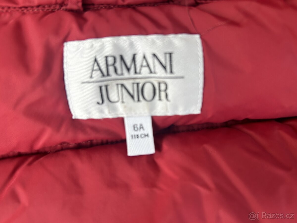 Armani junior přechodová péřová bunda 116 - 3