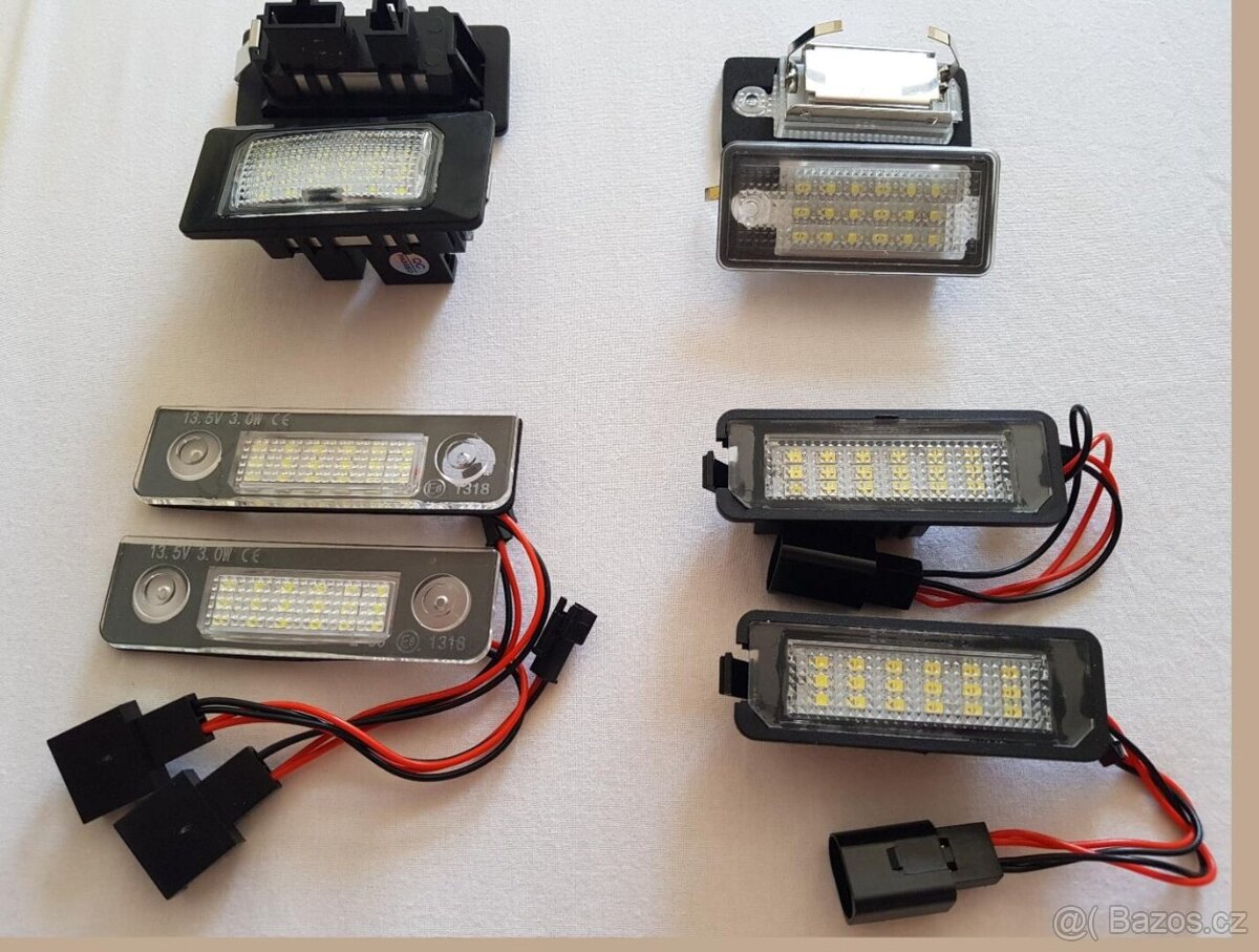 LED OSVETLENIE ŠPZ EVČ ZNAČKY - BIELE - 3