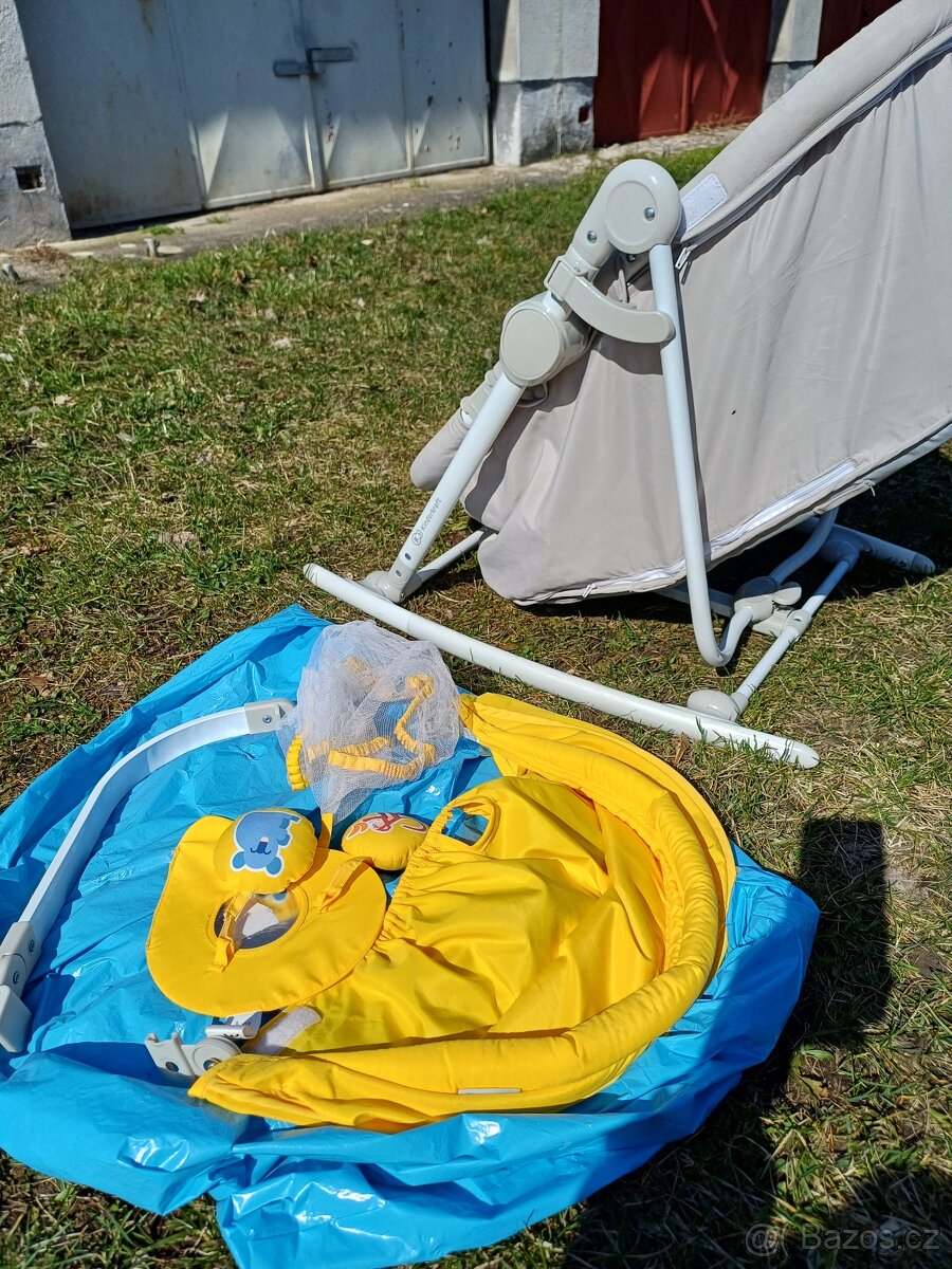 Lehátko Kinderkraft 5v1 Nola Forest Yellow - 3