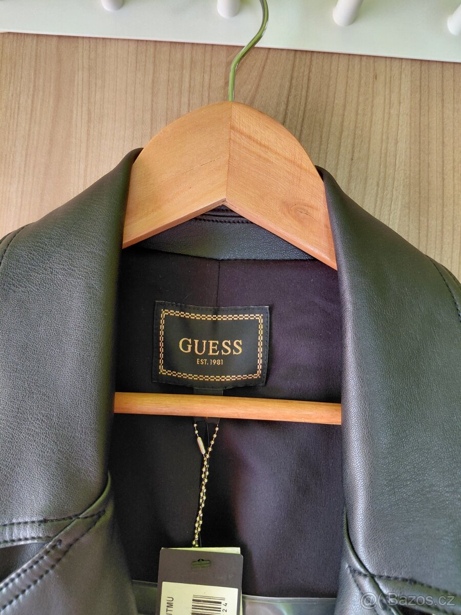 Nová s visačkou kožená bunda Guess - 3