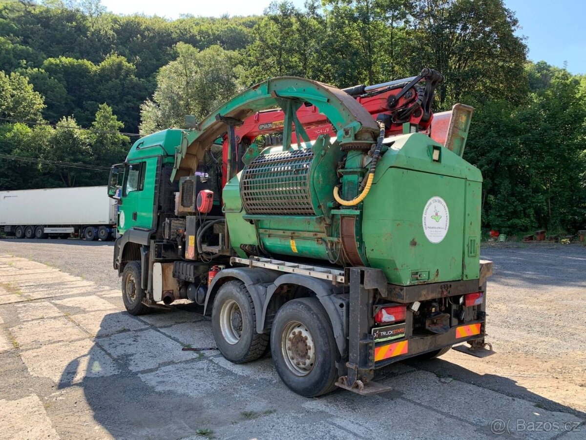 Štěpkovač MAN - JENZ 6x4 /8148/ - 3