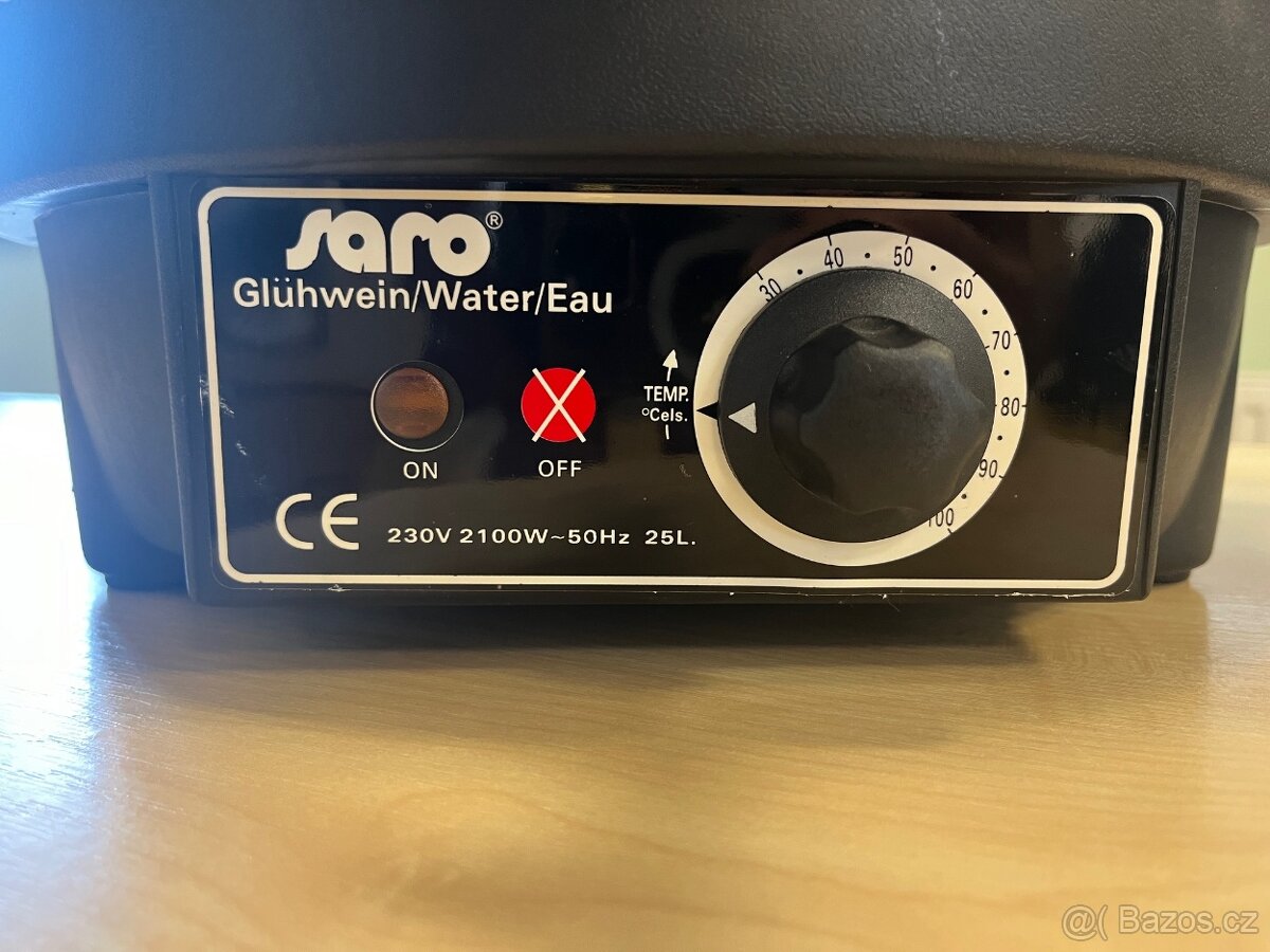 Vařič a ohřívač vína, objem 25 l, 230V - 3