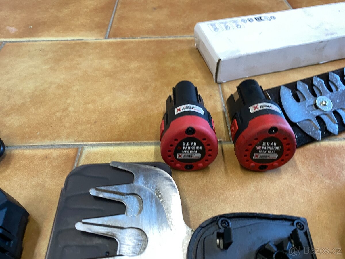 aku nůžky na trávu keře a živý plot PARKSIDE PGSA 12 - 3