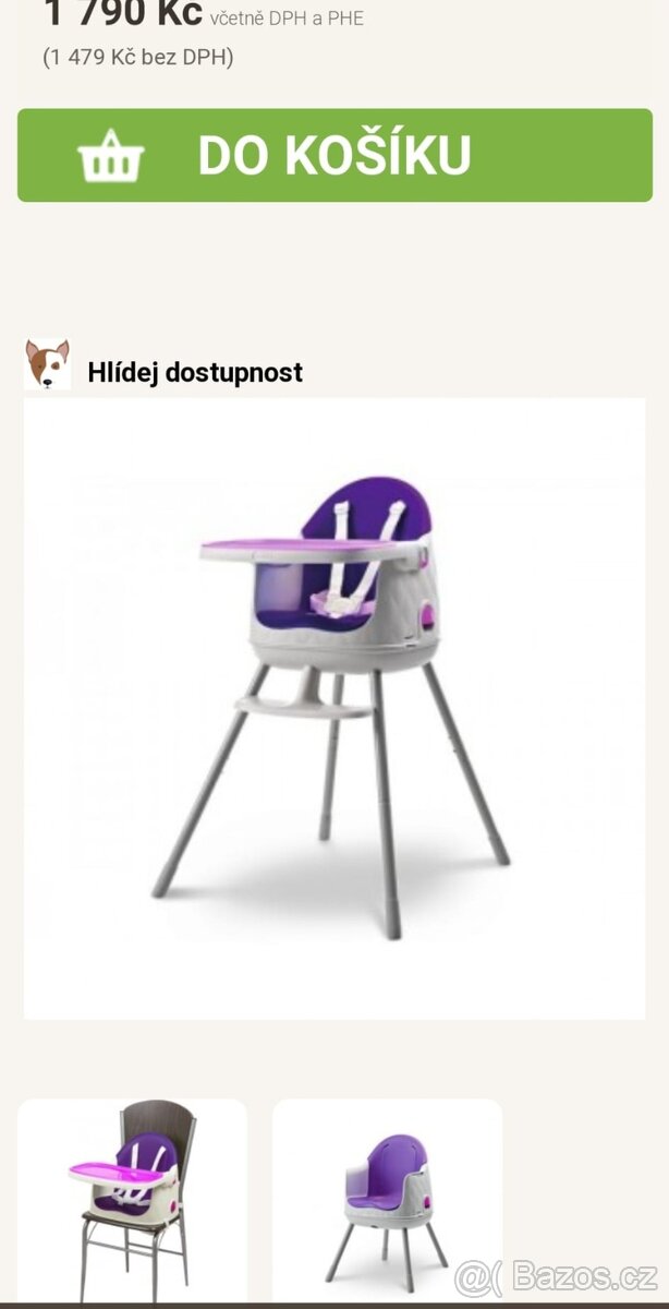 Dětská jídelní židlička - 3